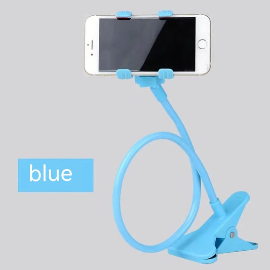 Artifact For A Lazy Bedside Double Clip Mobile Phone Bracket