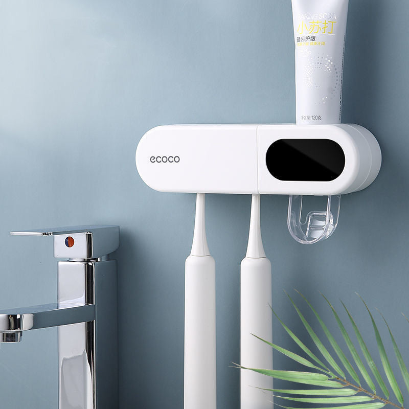 Electric Toothbrush Sterilizer Ultraviolet Sterilization Free Perforation Wall Mount