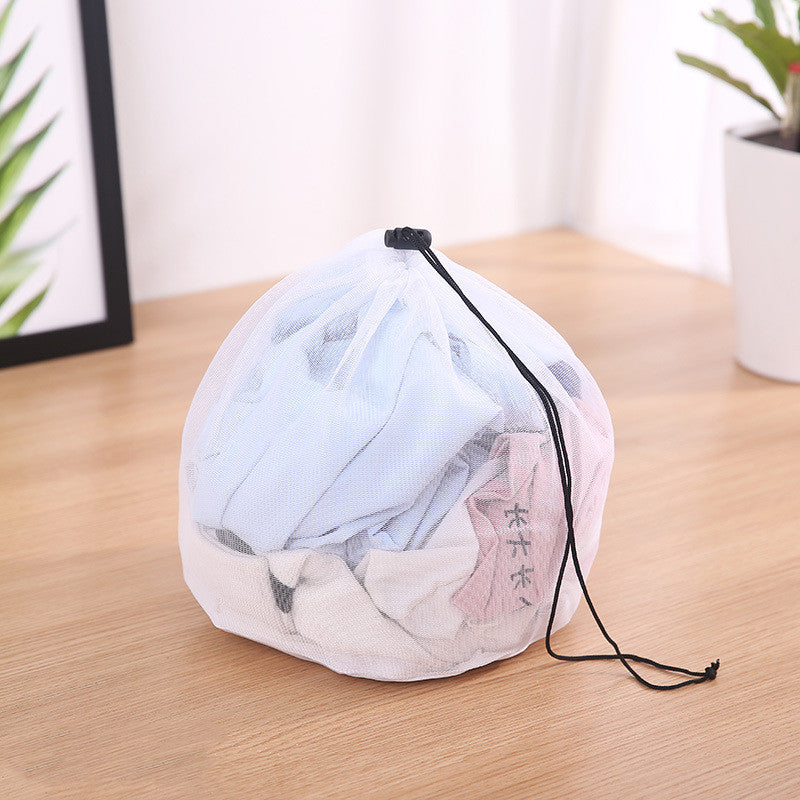 Clothing Care Washing Bag Underwear Bra Drawstring Thickness Care Washing Net Pocket Bag
