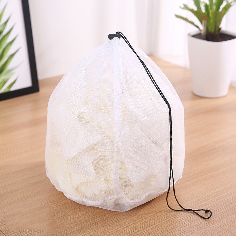 Clothing Care Washing Bag Underwear Bra Drawstring Thickness Care Washing Net Pocket Bag