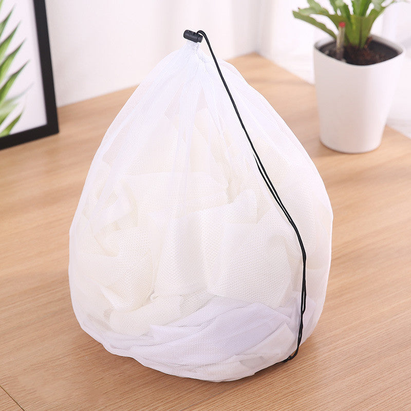Clothing Care Washing Bag Underwear Bra Drawstring Thickness Care Washing Net Pocket Bag