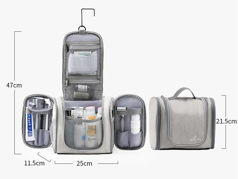 PU Leather Large Washing And Makeup Bag