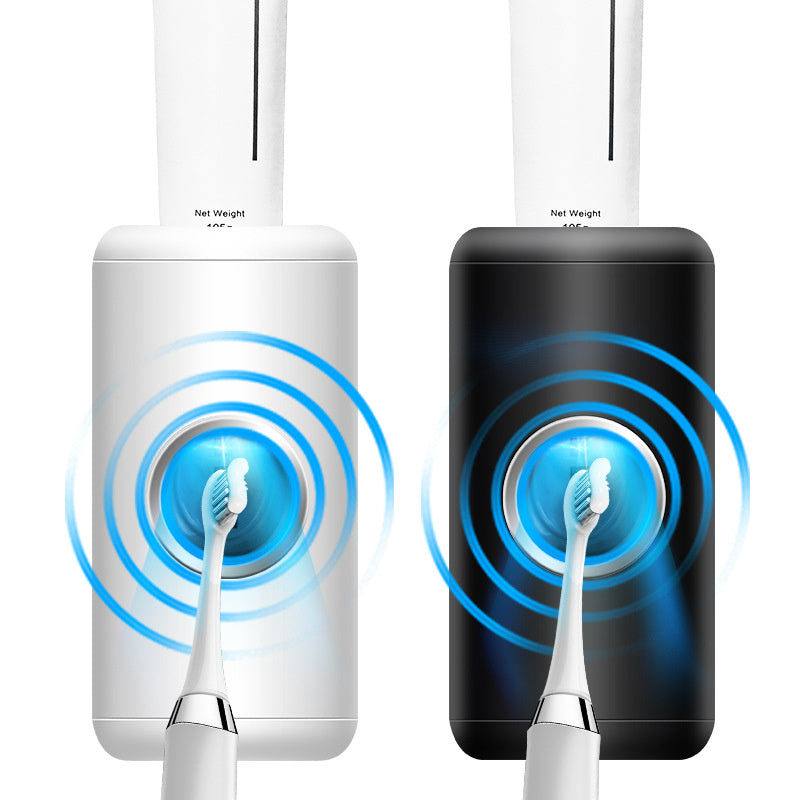 No Punching Wall Mounted Electric UV Disinfection Toothpaste Squeezer