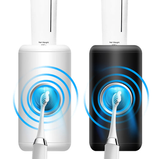 No Punching Wall Mounted Electric UV Disinfection Toothpaste Squeezer