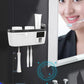 Automatic toothpaste rack