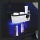 Automatic toothpaste rack