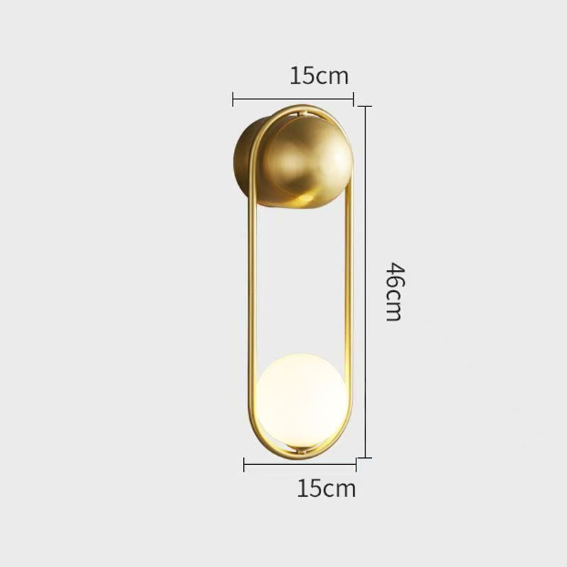 Bedroom Background Wall Stair Art Lamps