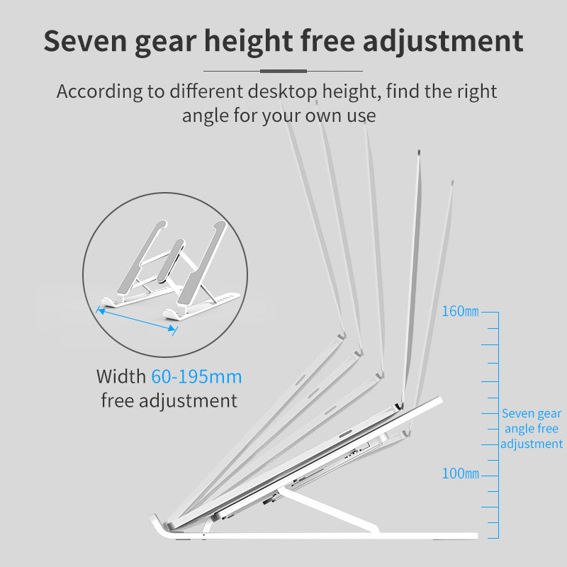 New Plastic And Aluminum Alloy Foldable Laptop Tablet Stand