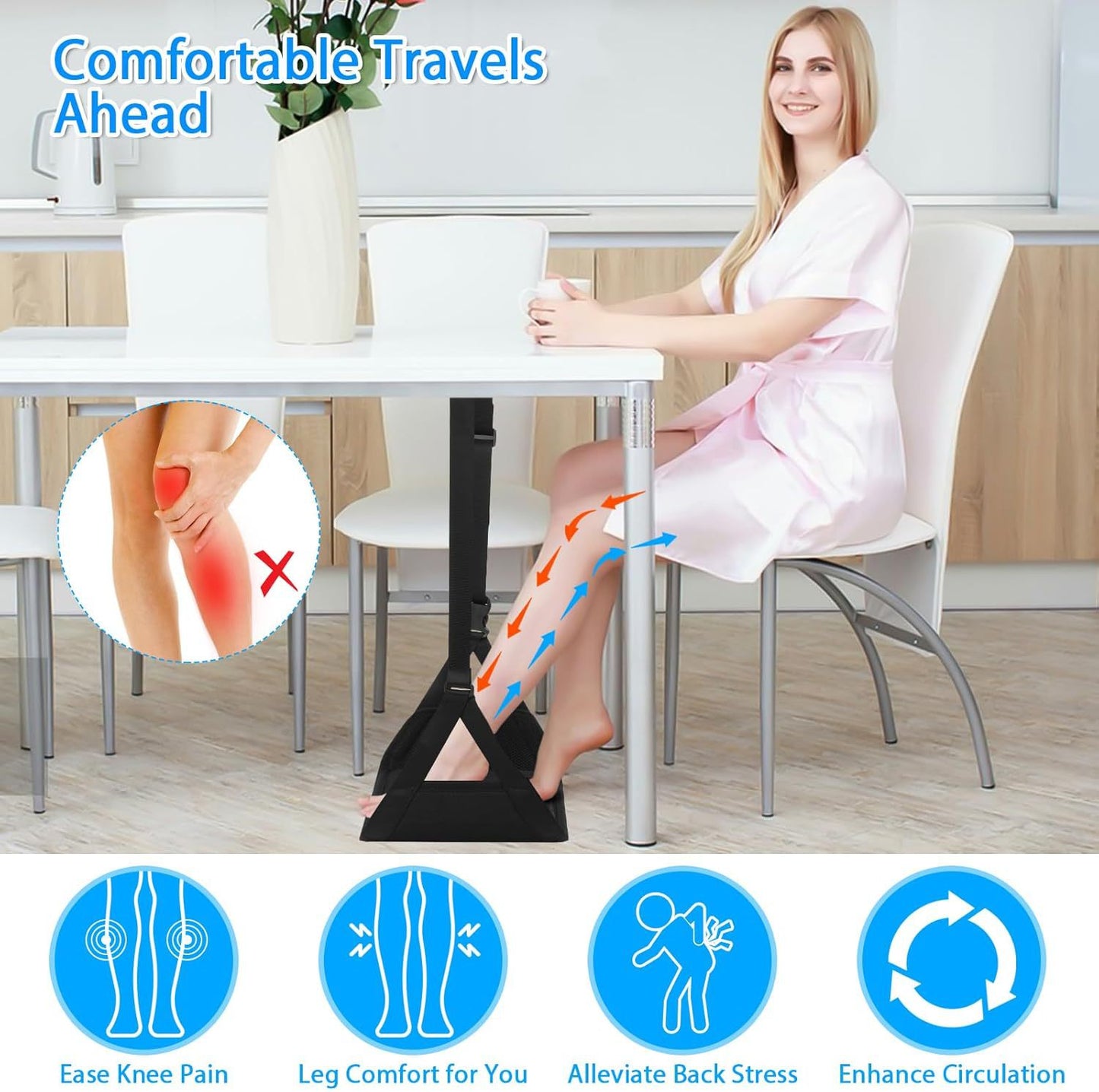 Portable And Airplane Foot Office Hammock