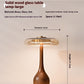 Study Bedroom Bedside Lamp Brass Glass Lamp