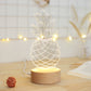 Bedside lamp pineapple table lamp