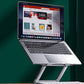 Compatible with Apple, Adjustable Foldable Laptop Stand Non-Slip Desktop Notebook Holder Office Universal Laptop Holder For Macbook Pro Air IPad Switch
