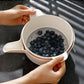 Bamboo Fiber Double-layer Vegetable Sink Drain Basket
