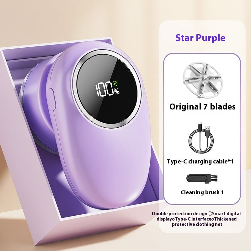 New Fur Ball Trimmer Digital Display Lint Roller Hair Remover