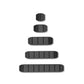 Multi Hole Self Adhesive Cable Clamping Desktop Organizer