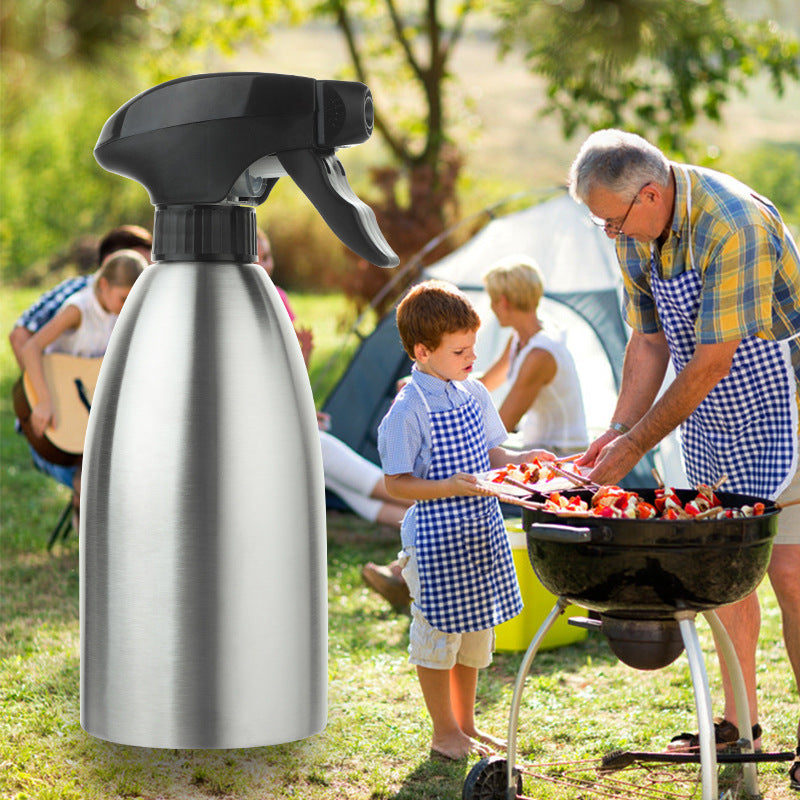 304 Stainless Steel Oil Can Spray Oil Bottle Barbecue Special Oil Bottle