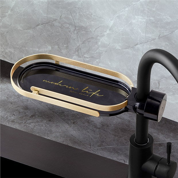 Kitchen Bathroom Sink Sponge Rag Drain Rack
