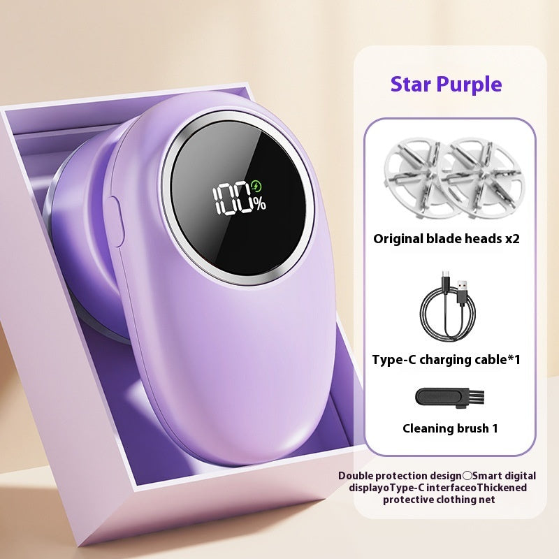 New Fur Ball Trimmer Digital Display Lint Roller Hair Remover