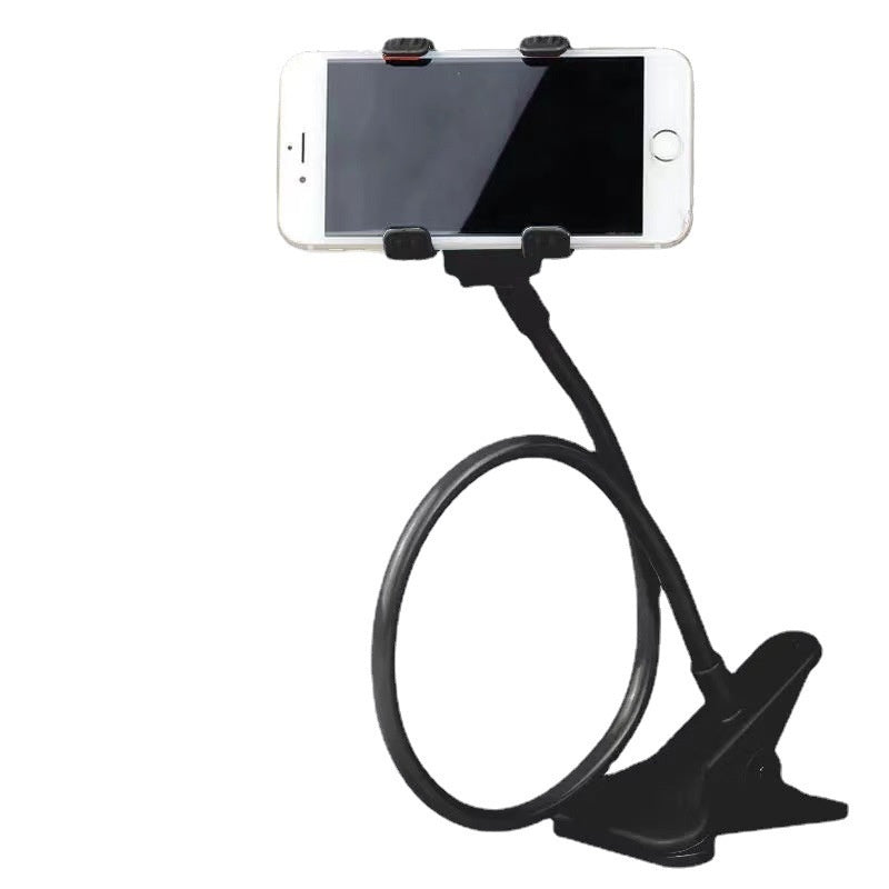 Artifact For A Lazy Bedside Double Clip Mobile Phone Bracket