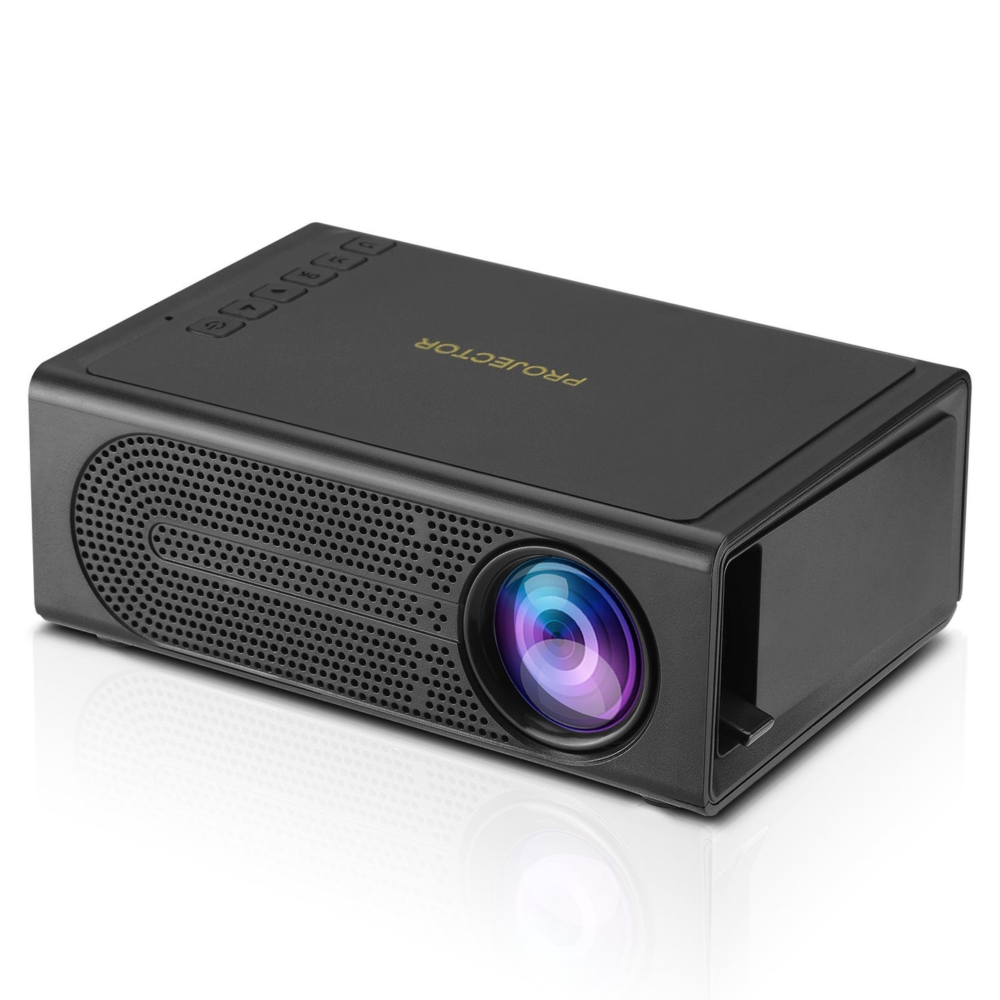 Portable Mini Projector Wired Same Screen With Mobile Phone Support