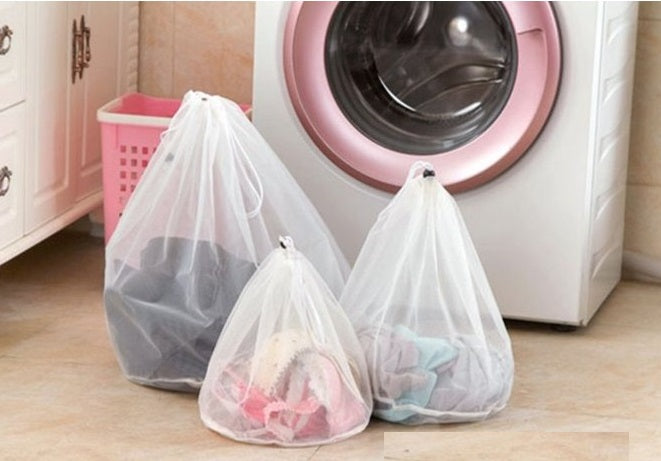 Clothing Care Washing Bag Underwear Bra Drawstring Thickness Care Washing Net Pocket Bag
