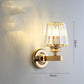 Light Luxury Crystal Transparent Creative Bedside Lamps