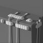 Multi Hole Self Adhesive Cable Clamping Desktop Organizer